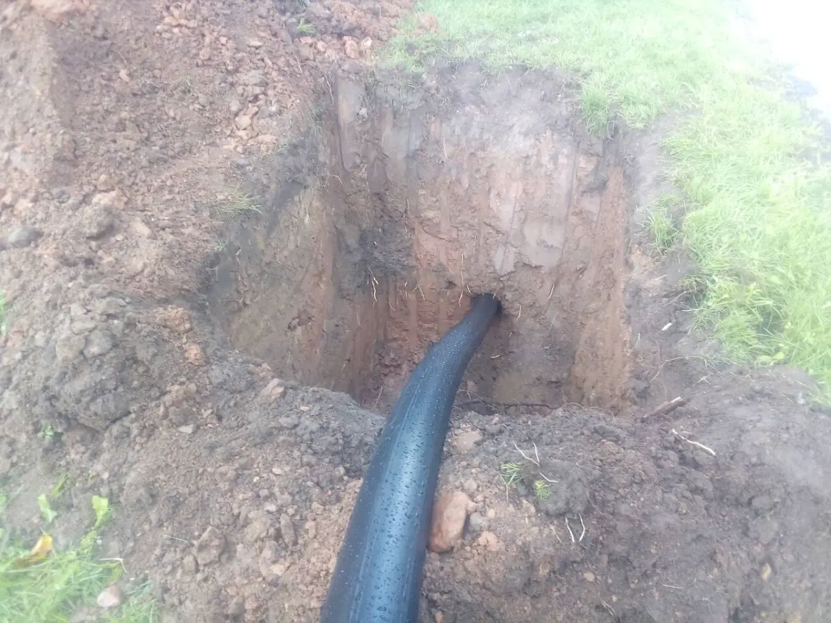 Прокол под дорогой в Минске