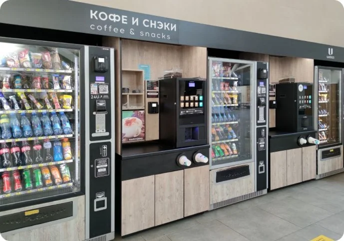 Изображение услуги Сеть вендинговых автоматов от компании Bizshop.by