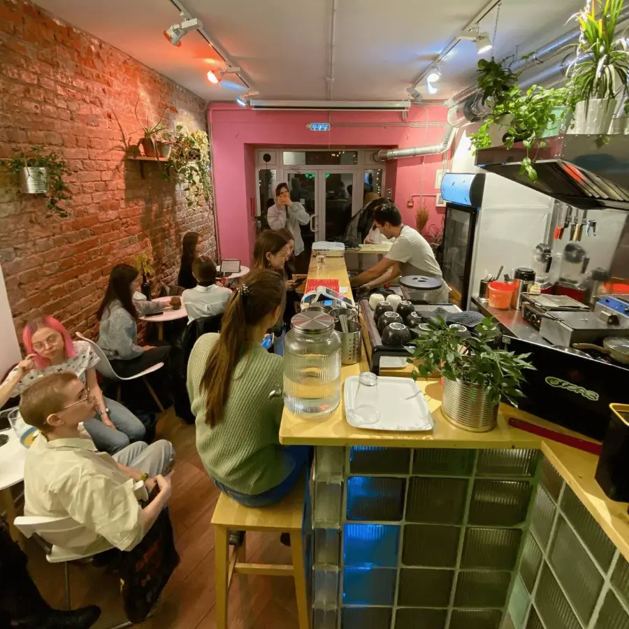 Популярное кафе в топ локации